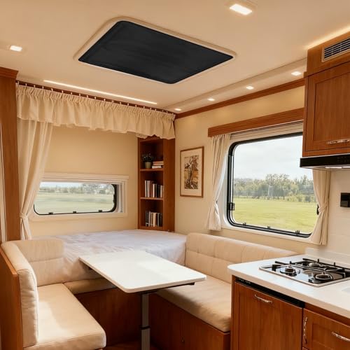 Cubierta de ventilación con protector solar para claraboya de RV 3