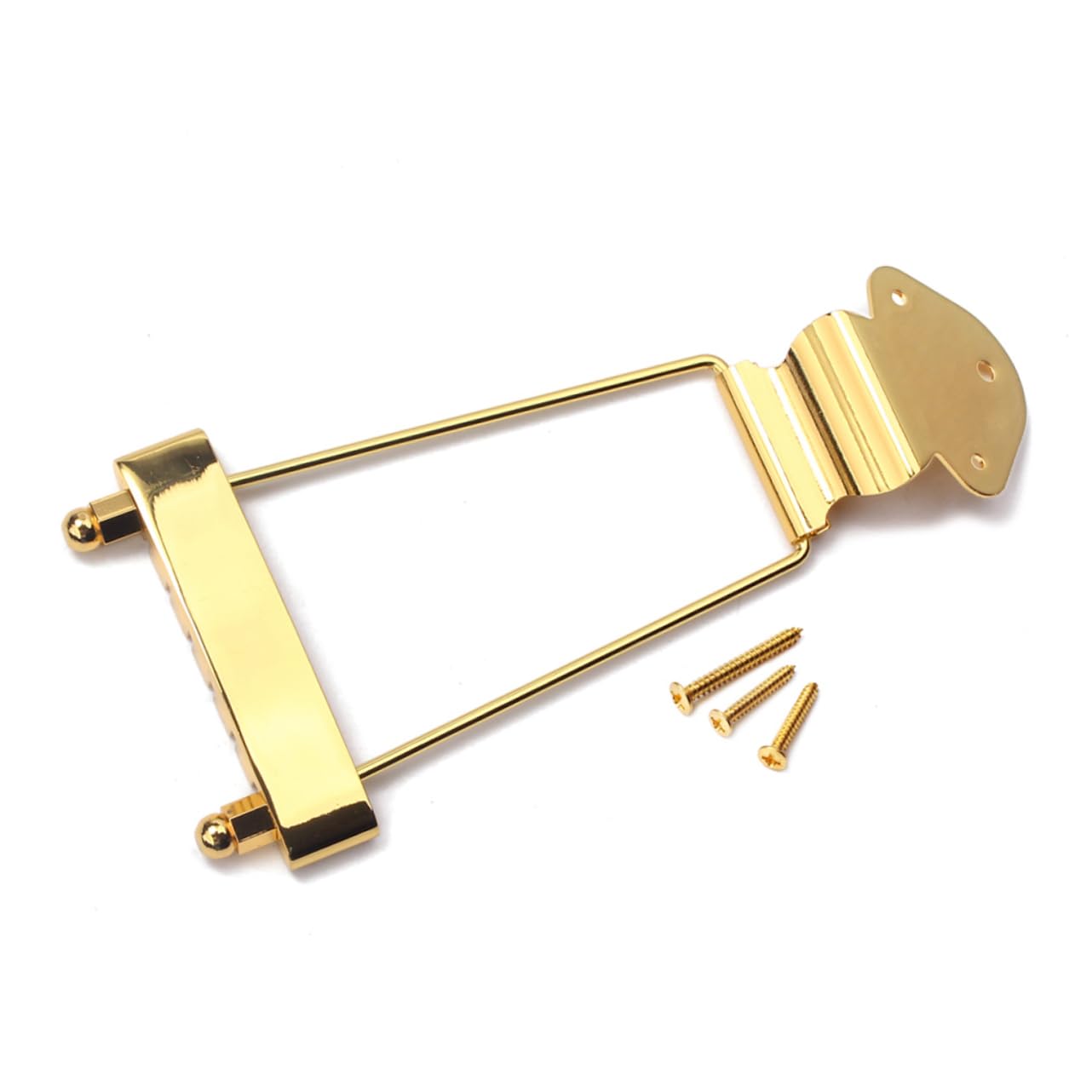 Milisten 6 String Guitar Tailpiece Files Tuning Acoustic Jazz Gold Tailpiece Guitars Golden