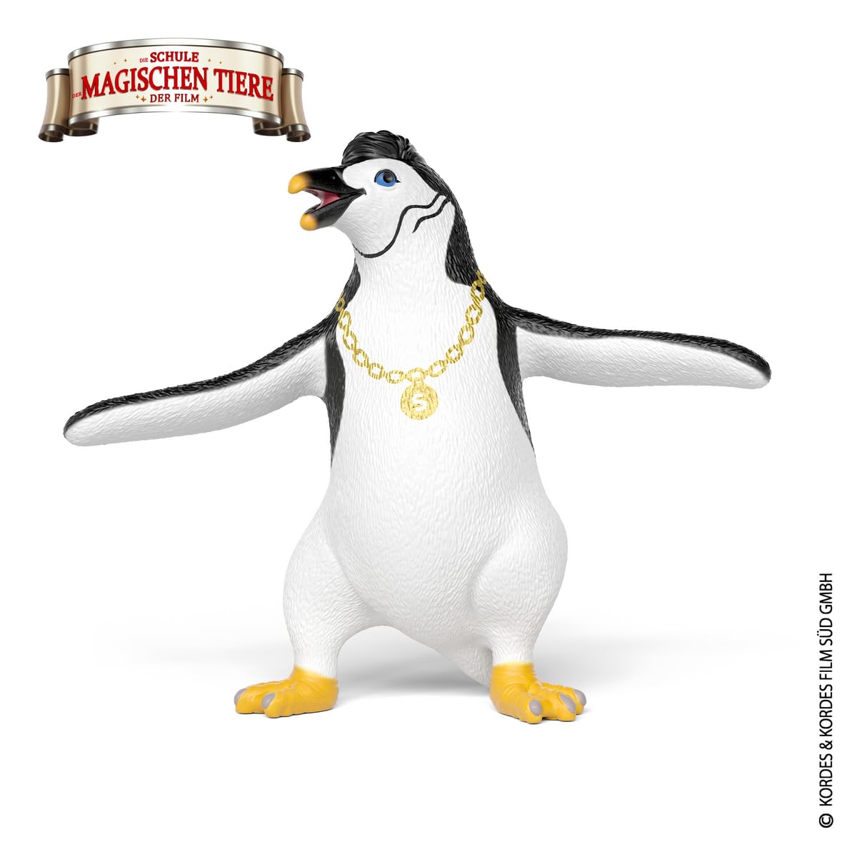 SCHLEICH The School of Magical Animals - Juri the Penguin - Magic Bird Animal Figurines for Kids 3+, Colorful, 3 inches - Image 3