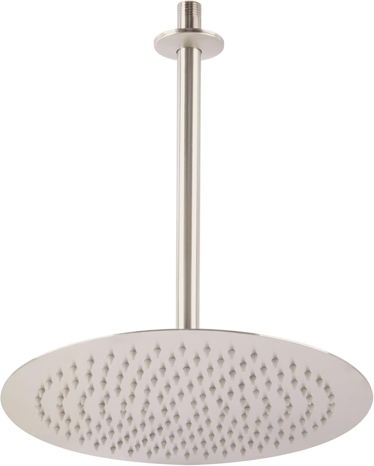 Shower round, stainless steel, 12 ', satiny, Riviera