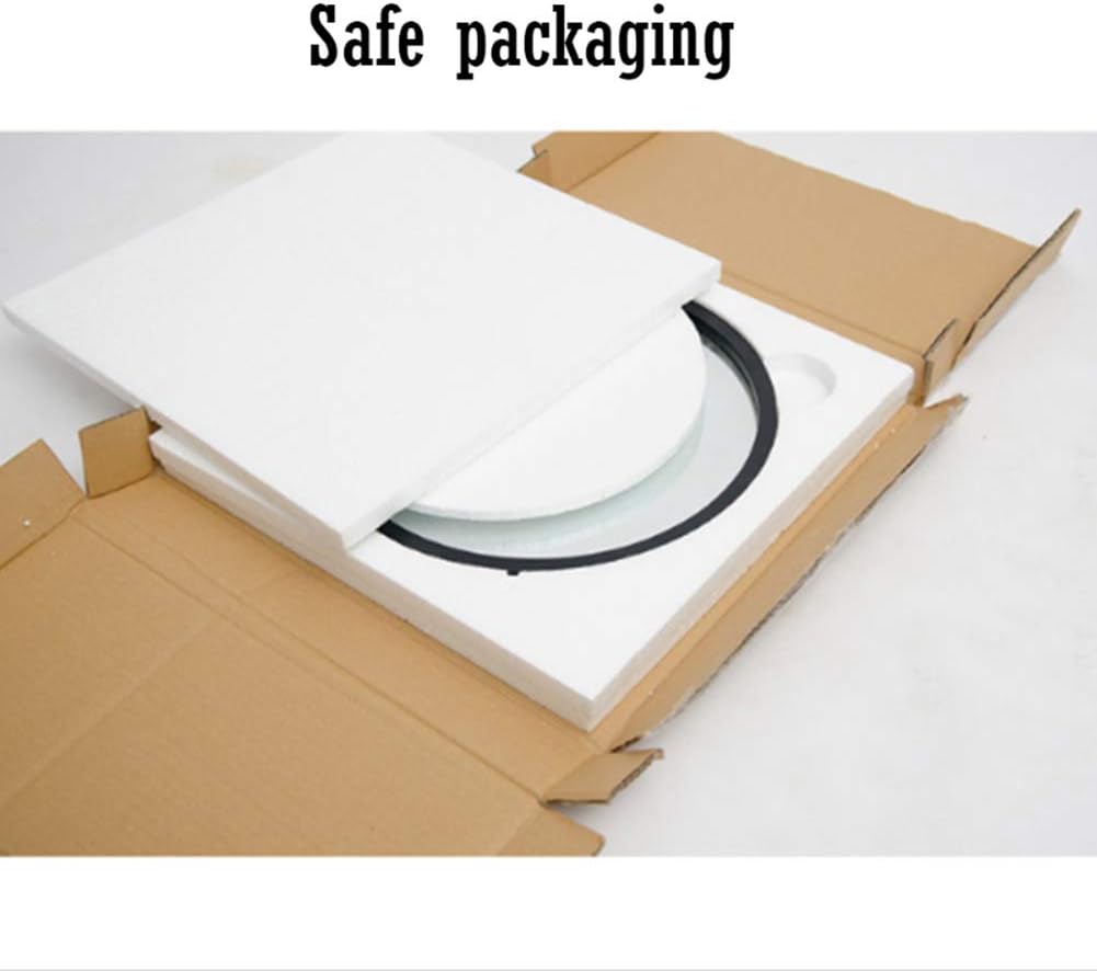 Round Wall-Mounted Bathroom Mirror-Wooden Framed Large Vanity Mirrors Shaving Mirror Magnifying Mirror Shower Make-up Mirror-Bedroom Living Room Hallway（Multiple Sizes）