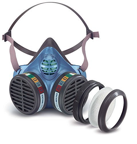 Maschera di emergenza ABEK1P3, per trasporto merci pericolose eccetera