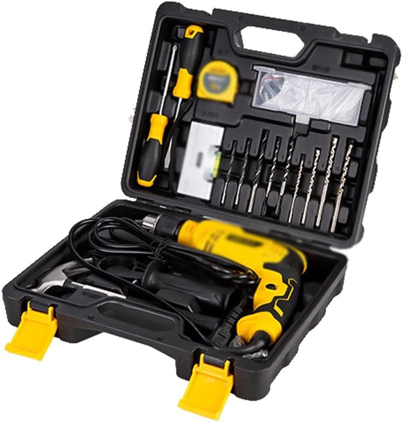 16-Piece Impact Drill Set Electric Electrician's Hand Tool Box