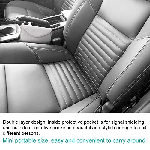 Bolsa anti-radiação, bolsa bloqueadora de sinal multifuncional para GPS(prata)