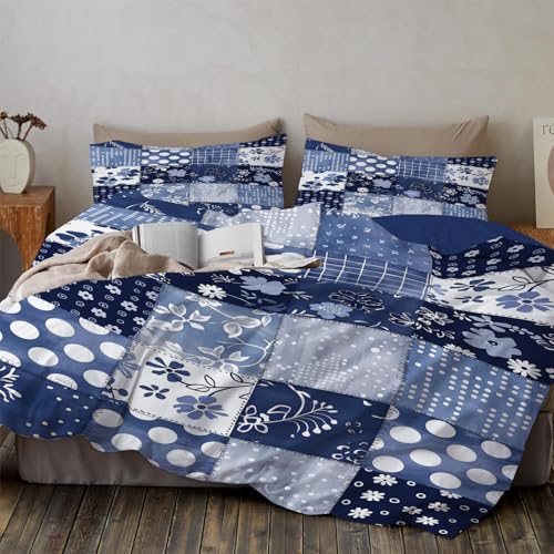 WunM Studio Juego de Funda Nórdica Reversible