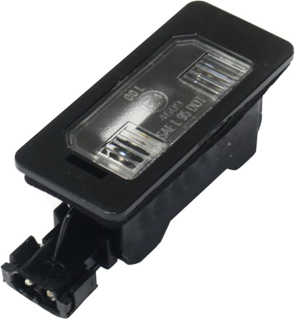 For BMW 528i / 535i / 550i License Light Assembly 1997-2010 Driver OR Passenger Side | Single Piece | Bulb Type Sedan For BM2870104 | 63 26 7 165 646