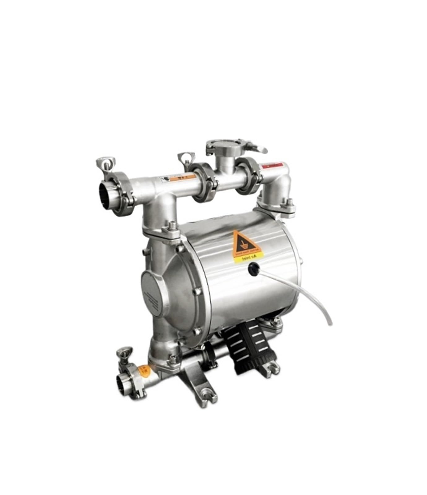 CUDTAPI Stainless Steel Pneumatic Diaphragm Pump, High-pressure, High-power, Corrosion-resistant, Thickened(316,0.1-1.8T)