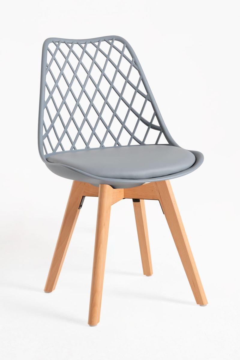 Regalos Miguel - Sillas Comedor - Silla Mima - Gris Claro