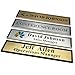 SINKAA Personalized Name Plate for Door or Wall, 2 * 10 inch Custom Office Aluminum Door or Wall Name Plates with Logo Image or Texts, Office Appreciation Gifts for Coworkers Boss Teacher, Employee