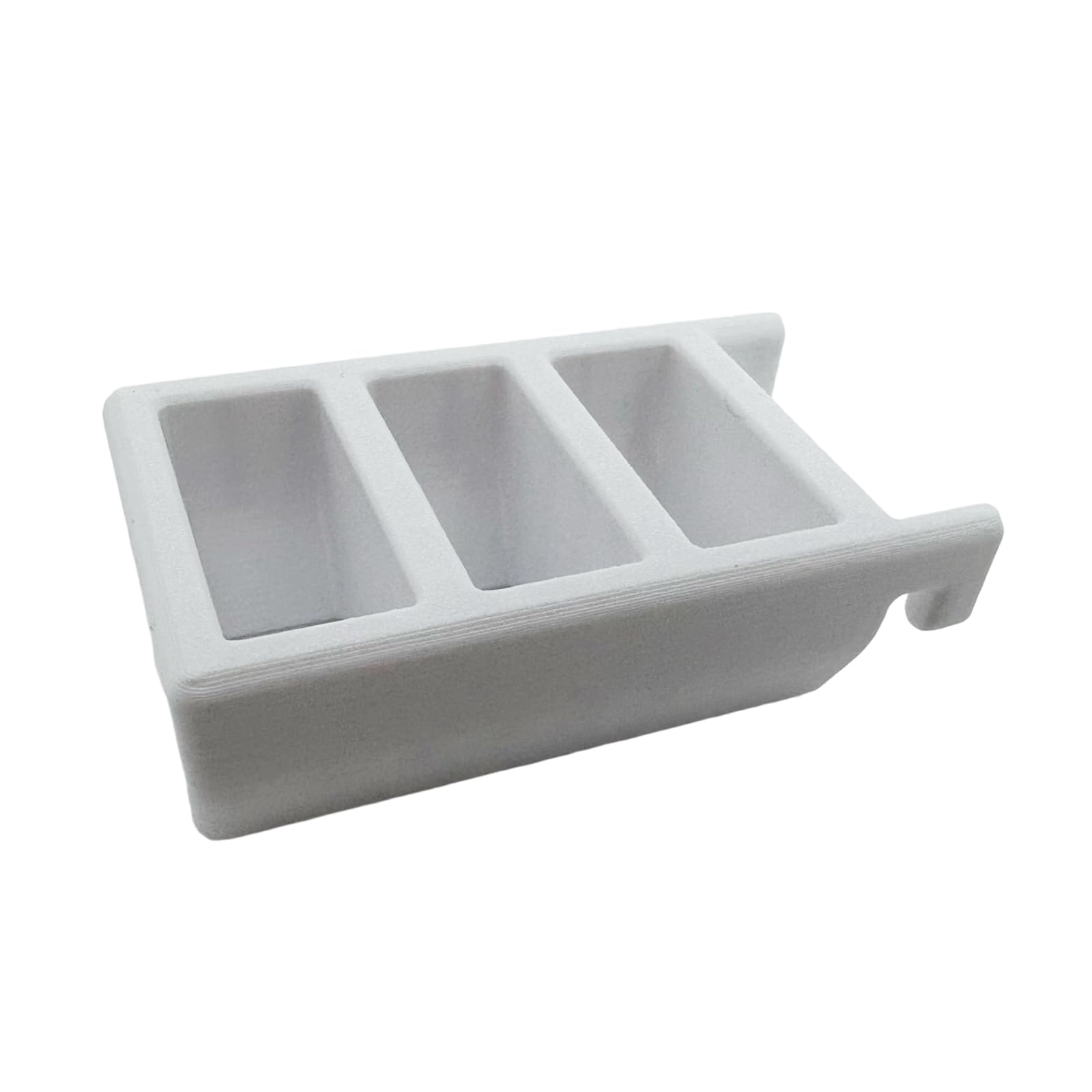 Kaeltsyn White Wall Mounted Tool Storage Rack With 3 Slots For Scissors Pliers And Other Pliers Cutter Organizers Garage