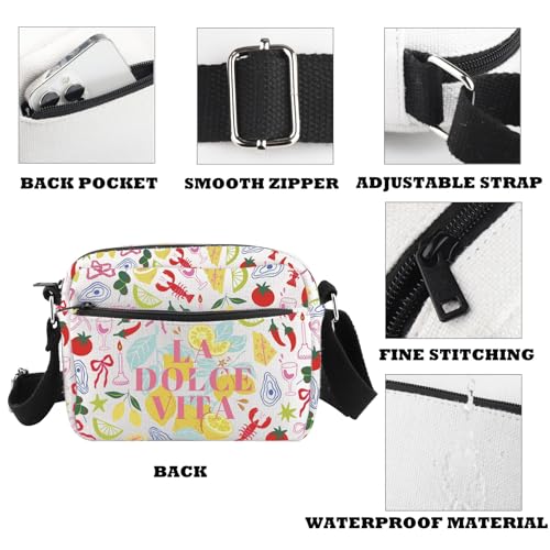 Italy Travel Gift Italy Amalfi Coast Gift Italian Lemon Crossbody Bag Italian Summer Present Bridal Shower Present3