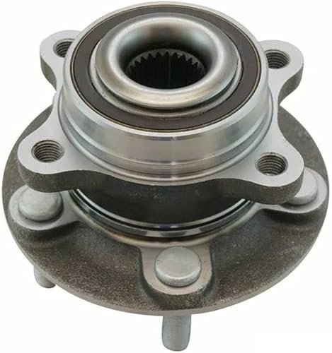 Miniatura 7 de AutoShack HB4X0030 Juego de 4 cubos de rueda delantera y trasera y conjuntos de rodamientos con ABS de repuesto para Subaru Impreza 2012-2014