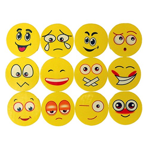 Gomme 45 x 10 mm avec de nombreux visages comme