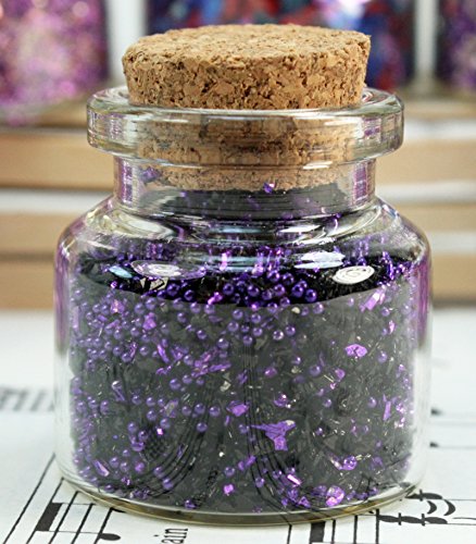 Purple Set Of Corked Jars - 311-M-0606 #TOP1