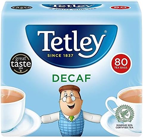 Tetley Decaffeinated Tea Bags - 80 per pack