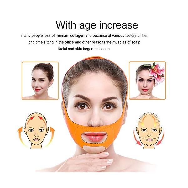 Face-Slimming-Mask-Face-Lifting-Slimming-Belt-Slim-Lift-Tighten-Skin-Bandage-Double-Chin-Slimming-Belt-for-Compact-Facial-SkinOrange Double Chin Reducer, Face Slimming Mask Face Lifting Belt Slim Tighten Skin Bandage Double Chin Slimming Belt for Compact Facial Skin(Orange)
