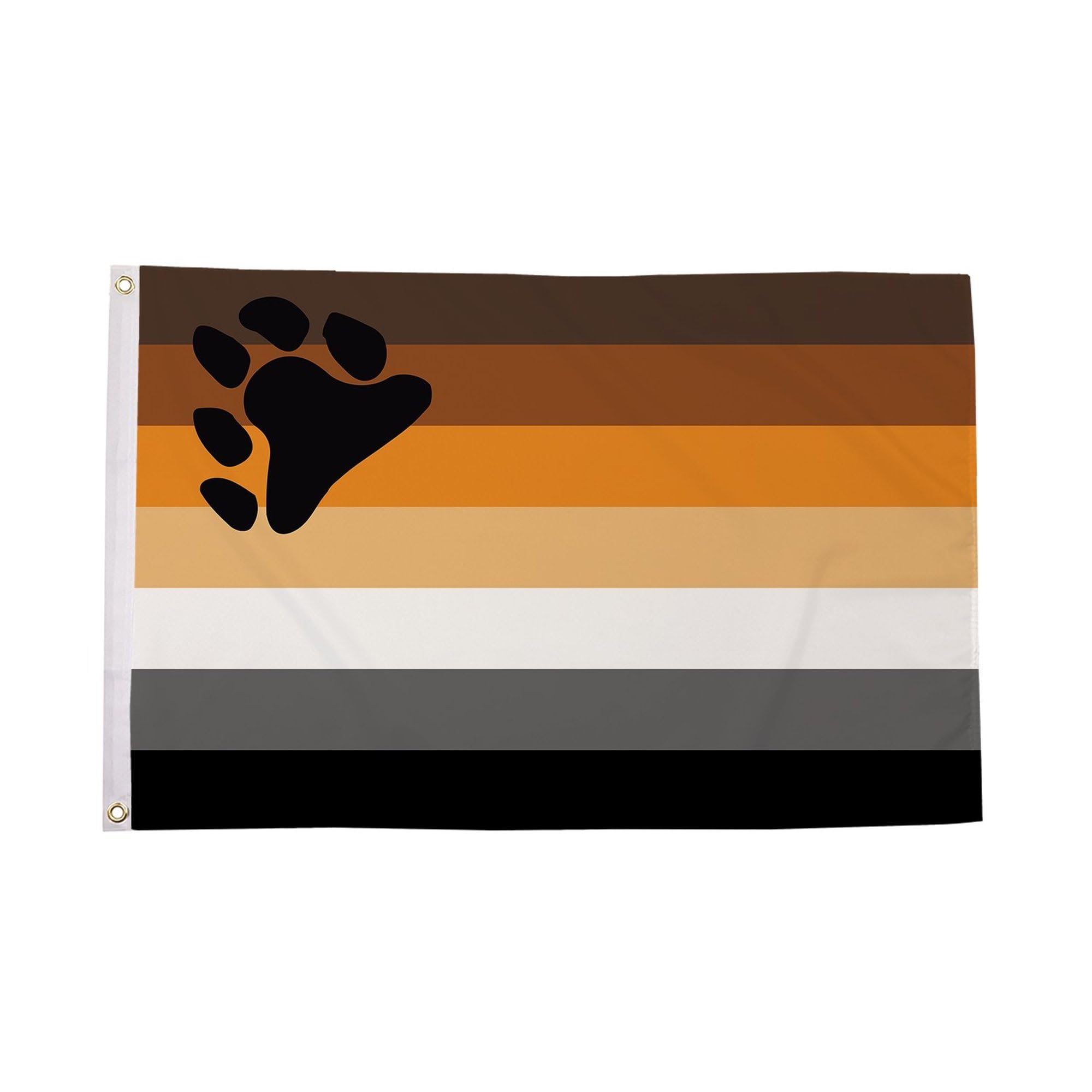 Bandera de oso del orgullo gay grande lavable para colgar sin que se rompa