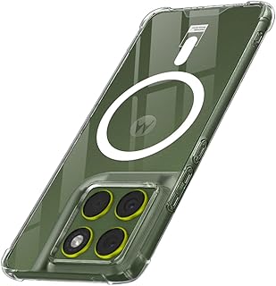 TheGiftKart Shockproof Crystal Clear Back Cover Case for Motorola Moto Edge 70 5G | 360° Protection | Hard Clear Back Cove...