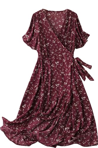 Image of POSHAX Women's Rayon Midi Dress