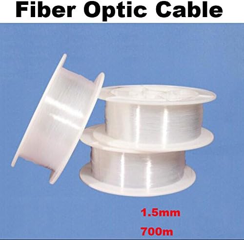 0.5mm 0.75mm 1.0mm 1.5mm 2mm 2.5mm 3mm PMMA Led Optic Fiber Cable Light End Glow Fibra Optica Ceiling Kit DIY Decoration Market (1.5mm 700M)