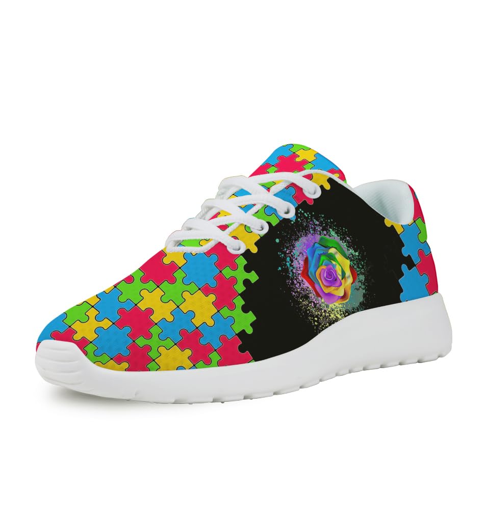 Autism Shoes for Women Men Trail Running Casual Fashion Sneakers Slip-on Tennis Shoes