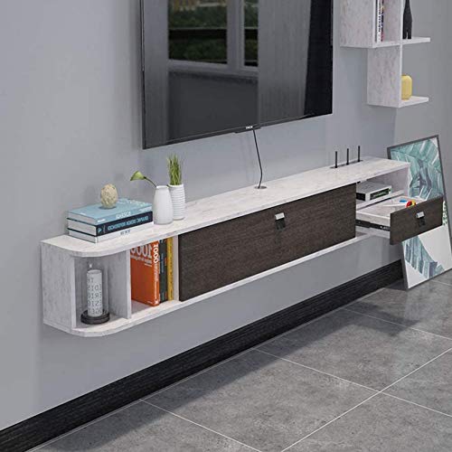 Schwimmendes Regal TV Schwimmendes Regal Wandhalterung TV-Ständer Audio- / Videokonsole TV-Halterungen TV-Platine Medienkonsole Entertainment