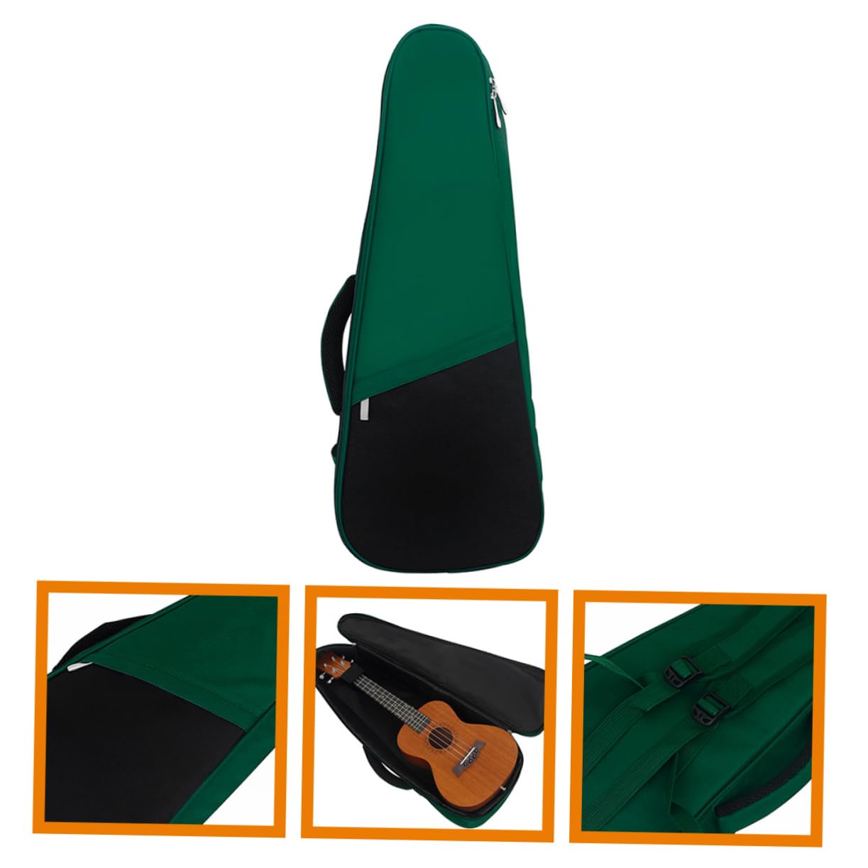 BESTonZON Sopran-ukulele-tasche aus Tragbarer Ukulelenbeutel Ukulelentragetasche für Musikinstrumente Schützt vor Staub und Nässe Leicht für Reisen und Auftritte