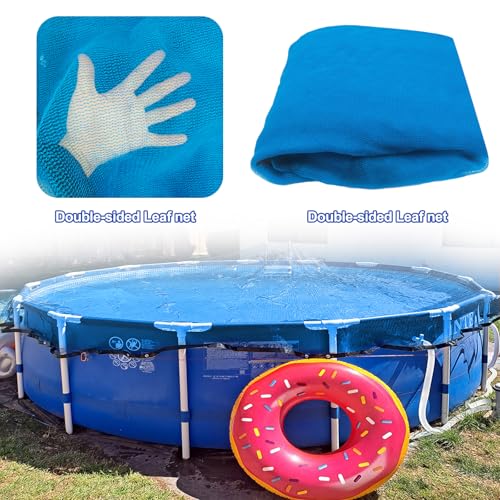Red de malla para hojas de piscina redonda 15ft miniatura 4