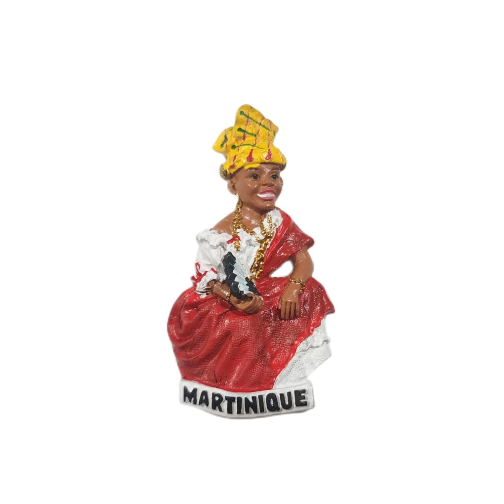 Aimant Frigo 3D Conque Guadeloupe - Souvenir Voyage Fait Main, Décoration Maison Et Cuisine