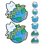 Conçues pour durer : ces broches métalliques pour sac à dos, représentant des chats et des animaux, sont fabriquées en alliage, ce qui garantit que les couleurs et les motifs ne s’altèrent pas avec le temps ou l’exposition à l’air. broche terre, broche pour fille