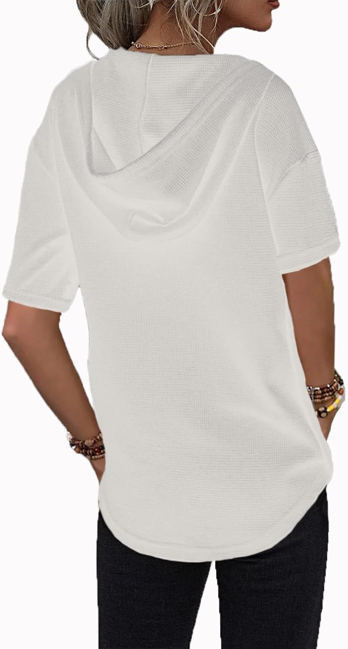 Stylisher Komfort: Der perfekte Damen Hoodie mit V-Ausschnitt! 🎉