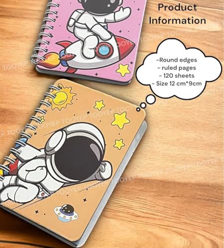 Image of Le Delite Space Astronaut Theme Stationery Gift Set - 7-Piece Combo with Diary, Pencil Box, Eraser, Pen, Pencil,Astronaut Display sipper Water Bottle & Gift Bag for Kids (Multicolor Combo)