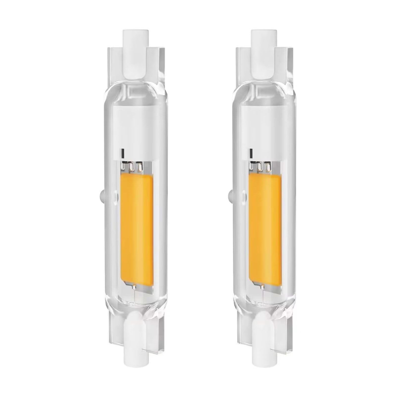 Fecifte R7S LED 78mm Dimmable Bulb 20W Equivalent 100w 200W Halogen Light Bulbs, 2000LM, Natural White 4000K, No Flick, 360° Light Angle, 2Pack