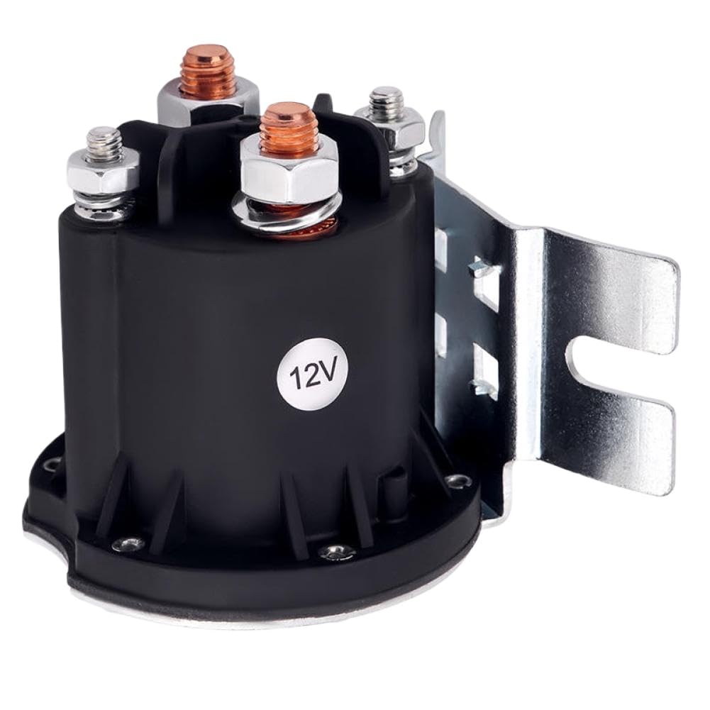 Relè di avviamento 12V Solenoide PowerSeal Contattore CC 4 Terminali Corrente 150A Max 800A Compatibile con M008154-000 HYD08831 6841261212