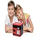 FEENM Code Electronic Piggy Banks Mini ATM Electronic Coin Bank Coin Box for Kids with Electronic Lock & Secret Code to Unlock with Password Great Gift Toy for Children Kids(Black & Red)
