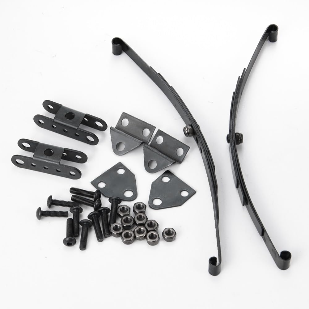 1/10 Rock Crawler Steel Leaf Spring Suspension Set for 1/10 D90 RC Crawler Car Upgrade Parts(2 Pairs)
