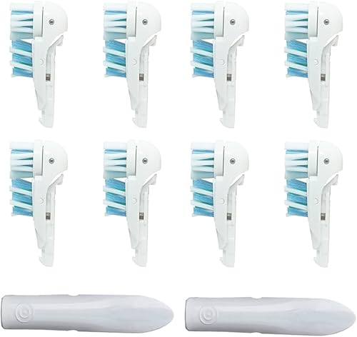 Miniatura 1 de Cabezales de repuesto sensibles para cepillos de dientes compatibles con Oral-B Cross Action Power 3733 4732 cabezal giratorio y cerdas