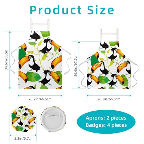Tablier de serveuse multicolore pour le service en restaurant et le bistrot