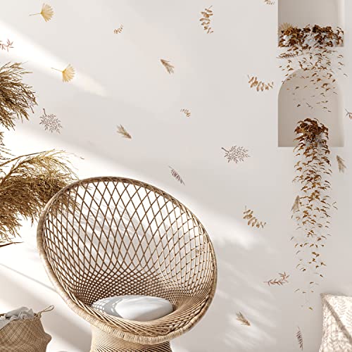 Vinilos decorativos hojas boho 21 piezas para pared