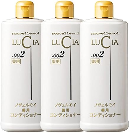 Amazon Co Jp ルチア ノヴェルモイ 発毛 育毛シリーズ 薬用ヘアコンディショナー3本セット 医薬部外品 男女共用 ビューティー