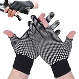 KkaFFe Lightweight Men and Women Half-Finger Slip...