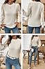 BLENCOT Crochet Tops Women Casual Lace Long Sleeve... #4