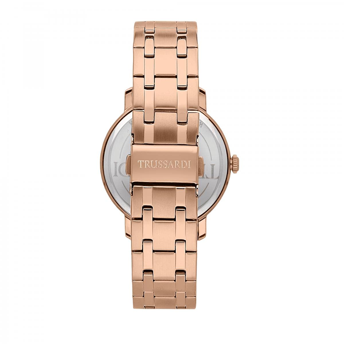Trussardi T-COUPLE Orologio Uomo Solo tempo in Acciaio, PVD Oro rosa - R2453147006