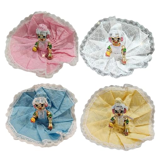 Partish Laddu Gopal Summer Dress with Pagdi (Pack of 4) l Ladoo G...