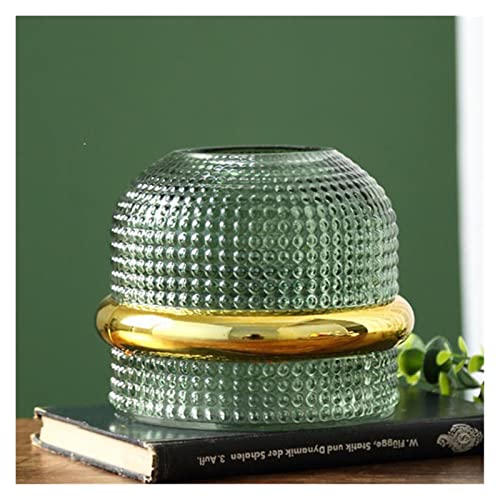 Vase à fleurs en verre et décoration artisanale de maison chic taille petit