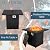 Yangming Propane Fire Pit Table, Outdoor Gas Fire Pits Clearance, 28 Inch 50,000 BTU with Tabletop, Lid, Lava Rocks for Outside Patio, Garden, Deck, Yard