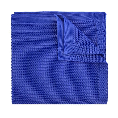Nœud papillon tricot 100% polyester bleu marine de haute finition - 5