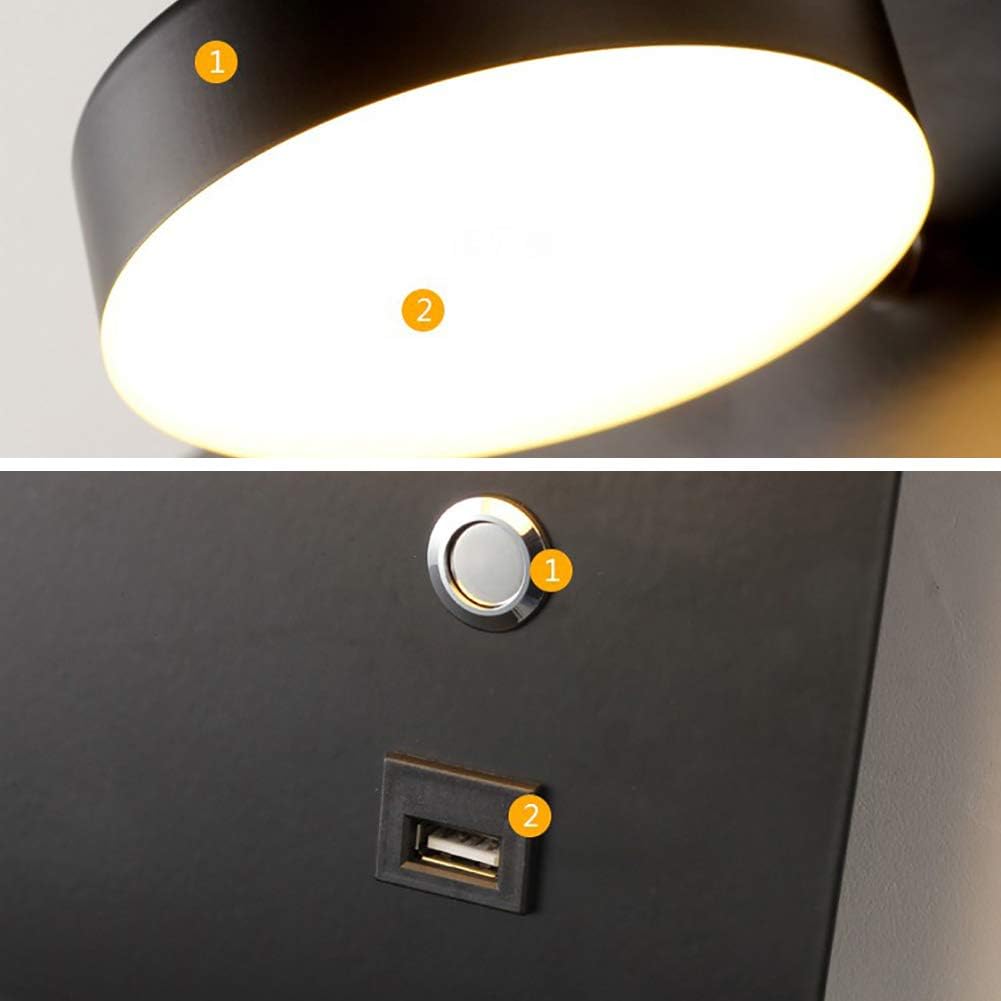 Tор Rаtеd CCSUN Reading Wall Sconce with USB Port Charging, Creative Shelf Bedside Lamp Adjustable Wall Lamp with Switch 12w 780-900lm-white 12.5 Inch Flаѕh Dеаlѕ - 70% оƒƒ CCSUN Reading Wall Sconce with USB Port Charging, Creative Shelf Bedside Lamp Adjustable Wall Lamp with Switch 12w 780-900lm-white 12.5 Inch