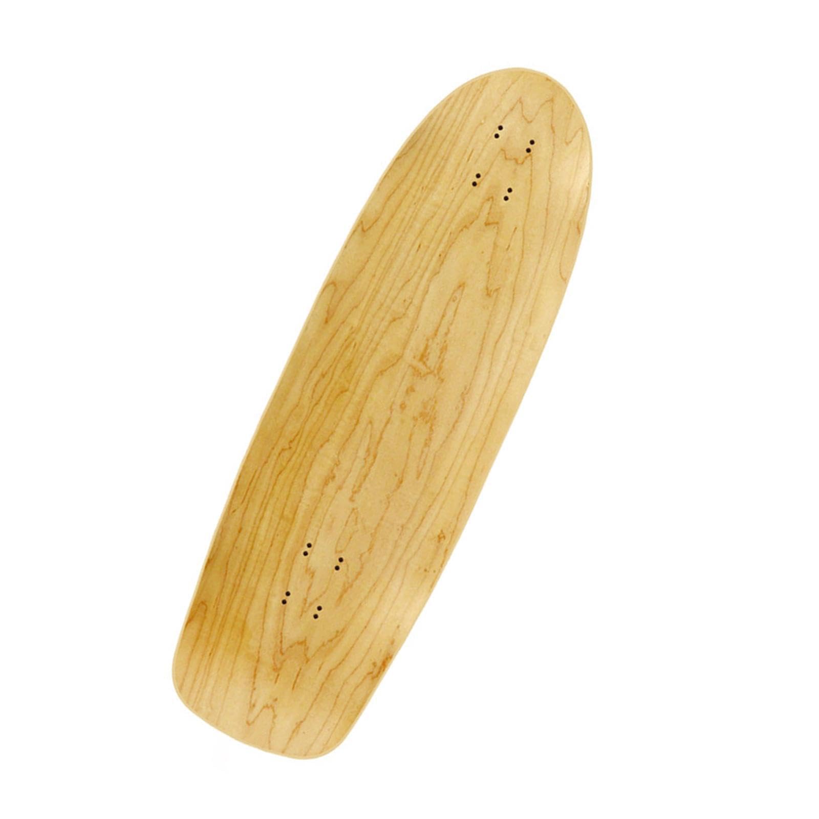 Planche de Skateboard Vierge en érable 7 Plis, idéale pour Une Utilisation extérieure. Convient Parfaitement pour aux projets créatifs de Bricolage, de Peinture et