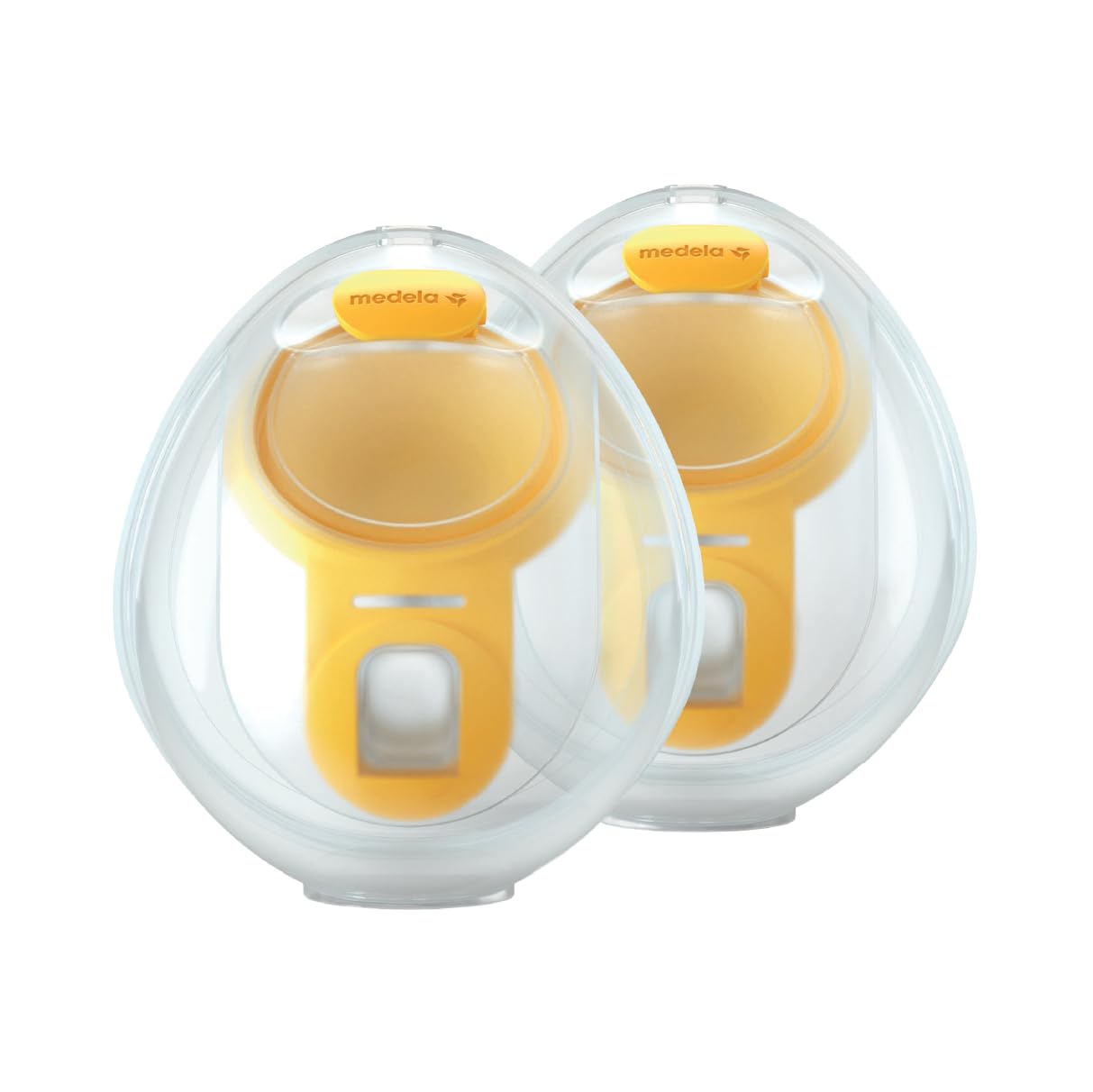 Medela Coupelles de recueil mains libres, compatibles avec les tire-lait électriques Freestyle Flex et Swing Maxi, 1 lot de 2 coupelles, blanc